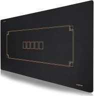 Mata do pokera czarno-złota SLOWPLAY 180x90cm przenośna 6os. Texas Hold'em