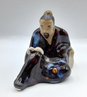 Shiwan FIGURKA kolekcjonerska STARA mistrz MĘDRZEC