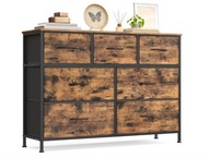 Komoda Songmics 98,8 x 30 x 73,7cm odcienie brązu