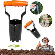 SADZARKA RĘCZNA Z MIARKĄ DO SADZENIA CEBULEK ROZSADY SADZONEK ROŚLIN