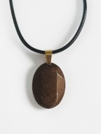 Brązowy Wisiorek z Żywicy Naszyjnik Handmade Idealny na Dzień Kobiet