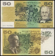 BNA - AUSTRALIA 50 Dolarów Dollars 1991 WKC # P47h # VF+