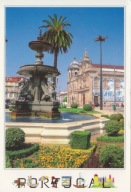 PORTUGALIA - PORTO - FONTANNA - KOŚCIÓŁ - UNESCO