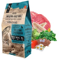 Wiejska Zagroda SUCHA karma dla psów ŚREDNICH ras CIELĘCINA PSTRĄG 9 kg