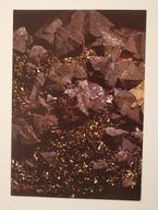 MINERAŁY POLSKI. Galena, siarczek ołowiu. Kopalnia "Pomorzany" koło Olkusza