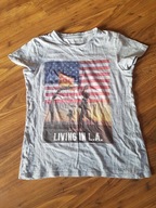 Bawełniana KOSZULKA DAMSKA t-shirt - S/M