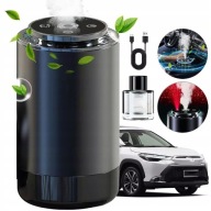 DYFUZOR ZAPACHOWY DO AUTA LED INTELIGENTNY 45 DNI PRACY NOWY OLEJEK USB-C