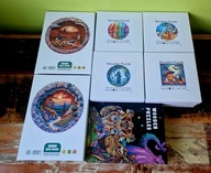7 x DREWNIANE PUZZLE. DUŻE – ZESTAW III + PREZENT