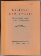 Łazienki Królewski - widoki, plany i projekty Jerzy Szabłowski 1937