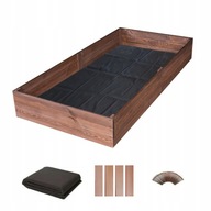 WARZYWNIAK SKRZYNIA ogrodowa DREWNIANA impregnowana POJEMNA 750L 240x120 cm