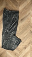 Spodnie damskie XL bawełna aksamit lejące wygodne miękkie dres 42 pas92