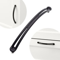 UCHWYT MEBLOWY ŁUK CZARNY 140MM IKEA SONGESAND BRIMNES HEMNES PAX METOD