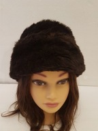 TOCZEK CZAPKA KAPELUSZ Z FUTRA ITALY