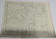 Mapa Szwajcarii i Sabaudii Buffier 1775 r