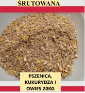 Pasza Dla Kur Śrutowana Pszenica, Kukurydza, Owies 20kg