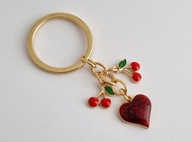 CIEKAWY BRELOK EMALIA WISIENKI SERCE