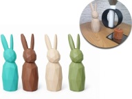 Zajączek Króliczek Wielkanocny Styl Low Poly Wiele kolorów 20 cm