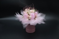 Candle Flower Box ze Świec - Bukiet Kwiatów Świece Sojowe