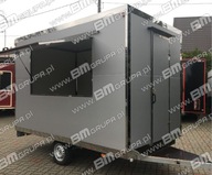 Przyczepa gastronomiczna, Tania, Nowa, kebab, lody