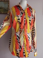 HAWES & CURTIS KOSZULA satynowa łańcuchy 38/ 40