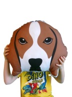 Beagle poduszka. Poduszka pies. Design dla miłośników psów 100% handmade