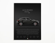 PLAKAT ALFA ROMEO STELIVO QV IDEALNY NA PREZENT NAJWYŻSZA JAKOŚĆ A3