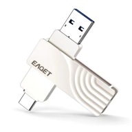 Pen Drive Eaget 64GB CF30 USB-A/USB-C (3.2) | Metalowy | Szybki | Pojemny