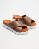 JONES BOOTMAKER KLASYCZNE SKÓRZANE KLAPKI PLATFORMY ROZ 38