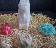 świece z wosku sojowego