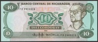 Nikaragua 10 cordobas 1985 - Fonseca - stan bankowy UNC