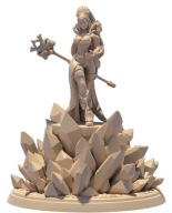 Mooncrystal Kailani Czarodziejka Kultu Księżyca Pinup RPG D&D Druk 3D NSFW