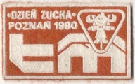 Naszywka Z H P Poznań 1980 Dzień Zucha wym.8 X 5 cm.