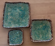 WOŚP - Zestaw trzech talerzy ceramicznych, Poddębice