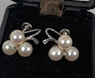 KLIPSY - BIAŁE ZŁOTO - PERŁY AKOYA I BRYLANTY