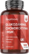 GLUKOZAMINA CHONDROITYNA MSM 180 KAPS WZMOCNIENIE STAWÓW KOŚCI