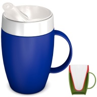 Kubek Termiczny Stożkowy Wkład Senior Ornamin 160 ml + Ustnik + Podkładka