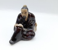 Shiwan FIGURKA kolekcjonerska STARA mistrz MĘDRZEC