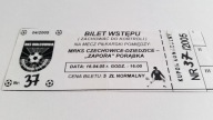 bilet MRKS Czechowice Dz.- ZAPORA Porąbka 16.04.05