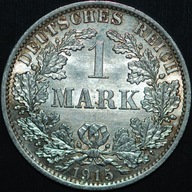 Niemcy - 1 Marka 1915 A - menniczy egzemplarz