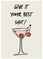 Plakat „Cocktail Party Aesthetic” – Kolorowe Plakaty Barowe
