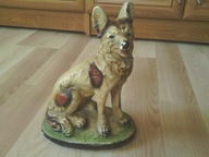 WYKOPKI CHATA BARDZO STARA DUŻA FIGURA PSA