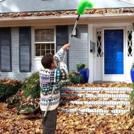 SZCZOTA TELESKOPOWA DŁUGA 3,1M DO USUWANIA LIŚCI Z RYNIEN CZYSZCZENIA DACHU