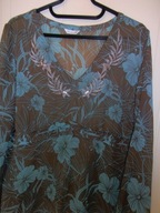 CIEKAWA TUNIKA BLUZKA JEDWAB 100% ROZM.40