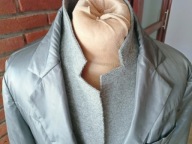 BRUNELLO CUCINELLI lekki płaszcz z wełnianym kołnierzem 38