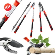 NOŻYCE SEKATOR DO GAŁĘZI TELESKOPOWY KOWADEŁKOWY REGULACJA 68-91CM FUGERT