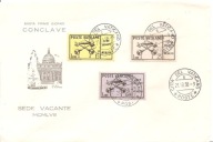 WATYKAN POSTE VATICANE -koperta FDC -1958 rok