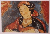 ADAM SŁOWIŃSKI - Dama w czerwonej sukni, 1973