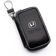 HONDA BRELOK ETUI NA KLUCZYKI SKÓRA NOWOCZESNY DESIGN CZARNY
