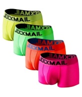 4-pack Bokserki męskie JOCKMAIL neon z drobnej siateczki M