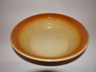 Tułowice, duża miska 23 cm, porcelit Prl, głęboka miska vintage